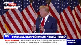 Affaire Stormy Daniels: "J'apprécie que la foule me soutienne" déclare Donald Trump, au lendemain de sa condamnation