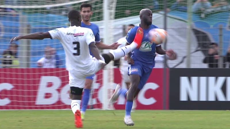 OM-Hyères: l’énorme faute de Bailly, qui prend un rouge et envoie son adversaire à l'hôpital