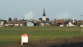 Un village de la Beauce (illustration)