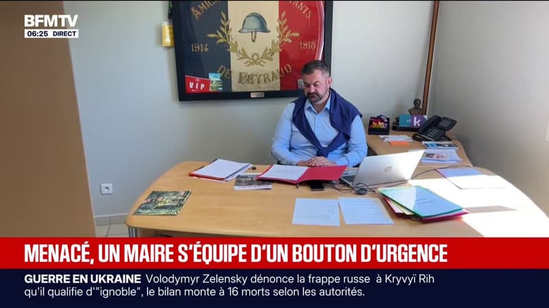 "Si j'appuie deux fois, ça fait un appel": en Ardèche, un maire contraint de s'équiper d'un bouton d'alerte d'urgence après des actes de malveillance