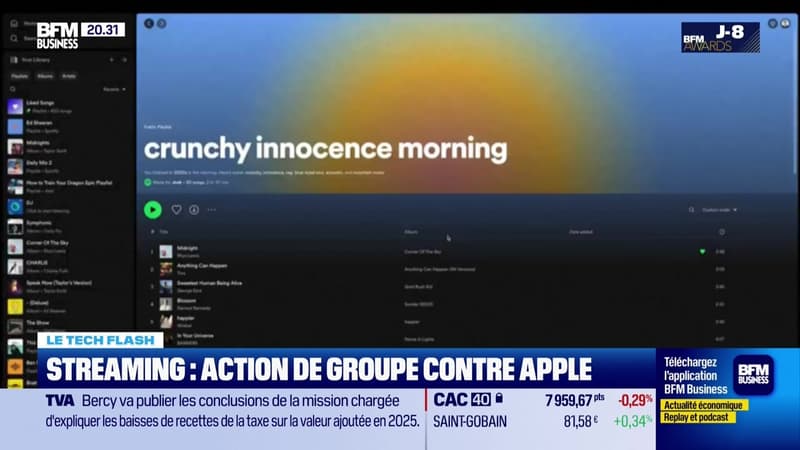 Le Tech Flash : "Streaming : action de groupe contre Apple", par Léa Benaim - 24/11