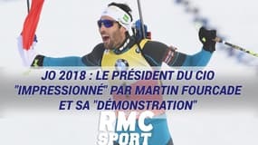 JO 2018 : Le président du CIO "impressionné" par Martin Fourcade et sa "démonstration"