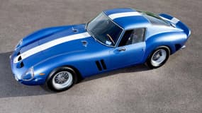 Cette 250 GTO est le second exemplaire produit par Ferrari. Elle est estimée 500 fois plus chère que son dernier prix public connu, soit à plus de 50 millions d'euros.