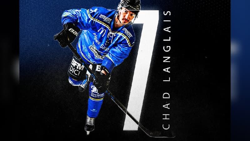 Regarder la vidéo Ligue Magnus: Chad Langlais prolonge d'une saison son aventure avec les Rapaces de Gap
