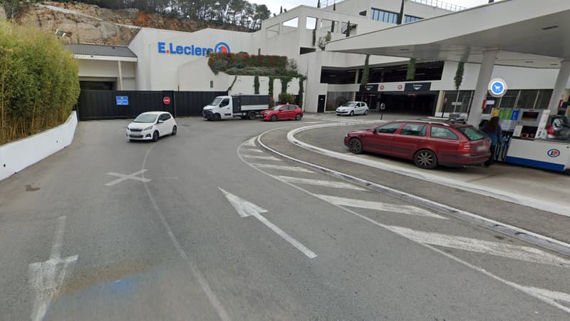 Le Leclerc de Vallauris, dans les Alpes-Maritimes.