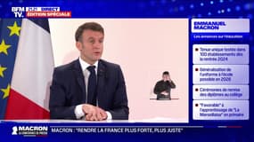 Emmanuel Macron: "Les émeutes ont eu en face d'elles une réponse implacable de l'État"