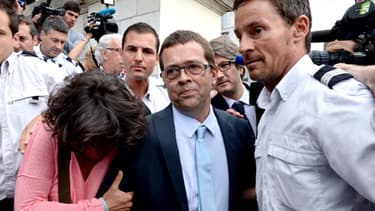 Le docteur Bonnemaison à la sortie de l'audience, après l'annonce du verdict.