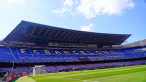 Le Camp Nou, à Barcelone le 24 octobre 2021