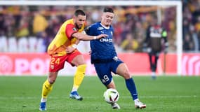 Le Lensois Jonathan Gradit, auteur du seul but de la victoire de son club face à l'OM le 12 novembre 2023