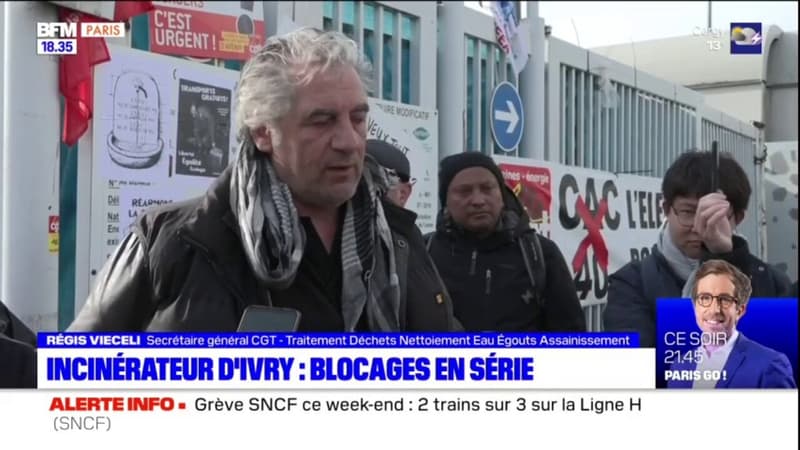 Incinétateur d'Ivry: blocages en série