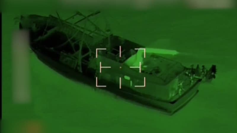 Plus d'une tonne de cocaïne saisie par la Marine nationale dans l'Atlantique, l'équivalent de près de 41 millions d’euros