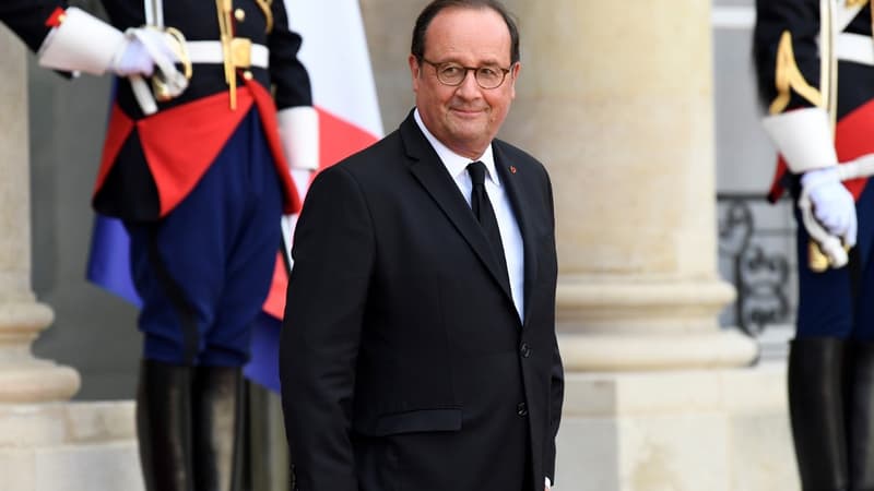 François Hollande à l'Elysée en septembre 2019.