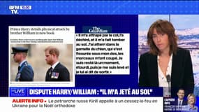 "Il m'a attrapé par le col": dans son livre, le prince Harry raconte une violente dispute avec son frère William