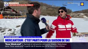 BFM Nice sur les pistes d'Isola 2000