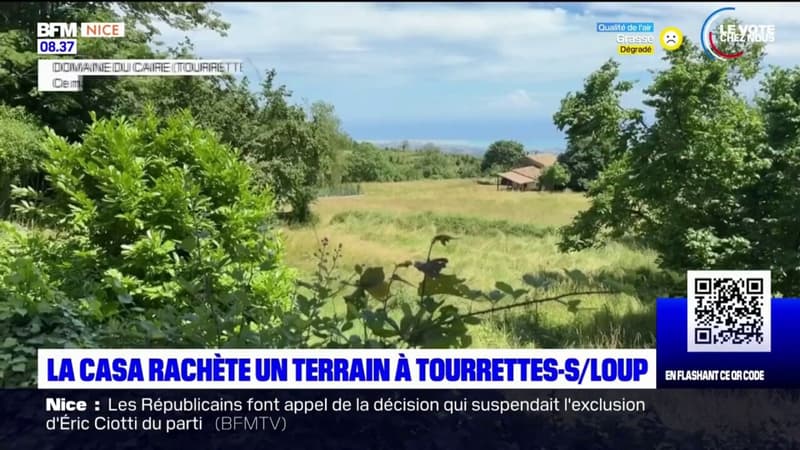 Regarder la vidéo La communauté d'agglomération Sophia Antipolis rachète un terrain à Tourrettes-sur-Loup