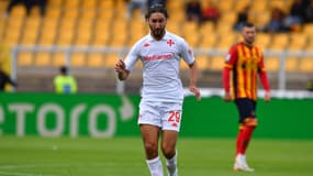 Yacine Adli avec le Milan AC, en octobre 2024.