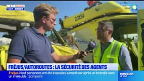 Fréjus: une campagne pour sensibiliser à la sécurité des agents d'autoroute 