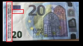 Des faux billets de 20 euros, vendus comme accessoire de cinéma, circulent depuis plusieurs mois en France.