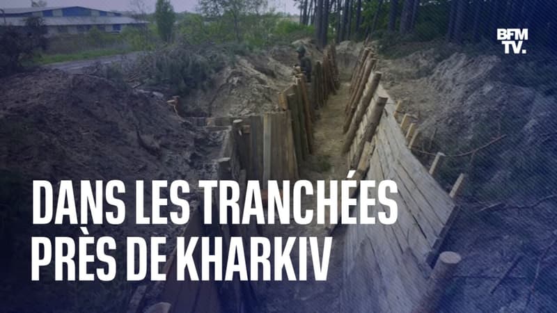 Dans les tranchées près de Kharkiv