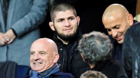Khabib Nurmagomedov au Parc des Princes, en novembre 2018