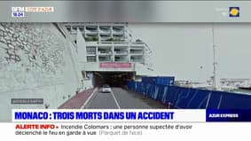 Monaco: trois morts dans un accident de voiture sous le tunnel Louis II