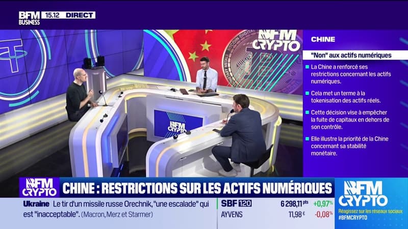 Chine : restriction sur les actifs numériques