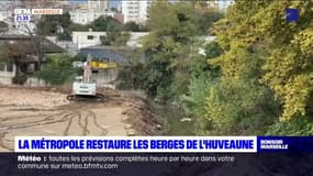 La Métropole Marseille-Aix-Provence restaure les berges de l'Huveaune