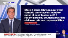 L'Ukraine remercie Boris Johnson, après l'annonce de sa démission