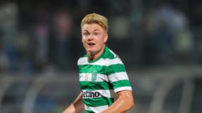 Le buteur danois Conrad Harder avec le Sporting Portugal en championnat, le 8 août 2025