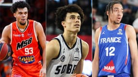 Noah Penda, Nolan Traoré et Noa Essengue, trois Français attendus à la draft NBA en 2025