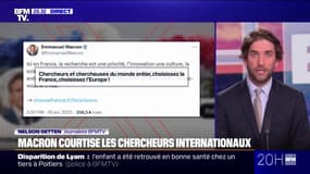 L'ENQUÊTE DU 20H - Emmanuel Macron courtise les chercheurs internationaux