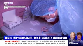 Des étudiants en renfort pour réaliser des tests Covid-19 en pharmacie