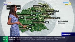 Météo Alpes du Sud: des averses localement orageuses ce mardi, jusqu'à 25°C à Manosque