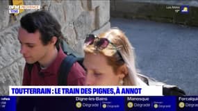 Tout Terrain : Le train des pignes, à Annot.