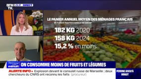 On consomme moins de fruits et légumes - 25/02