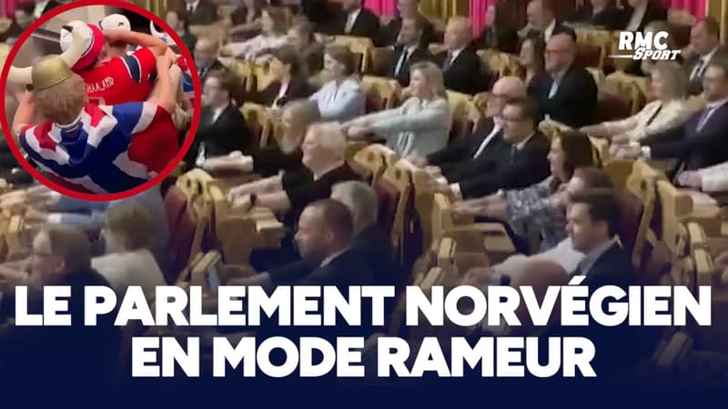 Le parlement norvégien "rame" pour soutenir son équipe à la Coupe du monde