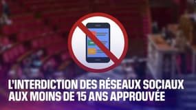 L’interdiction des réseaux sociaux aux moins de 15 ans approuvée par les députés