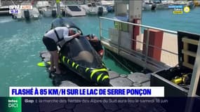 Hautes-Alpes: une nouvelle activité nautique au lac de Serre-Ponçon