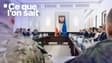Le Premier ministre polonais Donald Tusk présidant une réunion d'urgence à Varsovie après que des drones russes ont violé l'espace aérien polonais le 10 septembre 2025. 