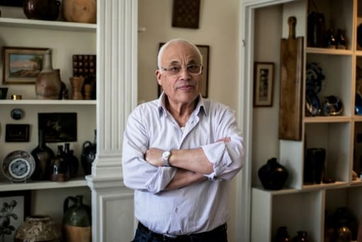 Georges Gumpel, porte-parole de l'Union juive française pour la paix à Lyon, le 29 mars 2017 Georges Gumpel, porte-parole de l'Union juive française pour la paix à Lyon, le 29 mars 2017