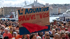 Entre 40.000 et 50.000 manifestants se sont réunis dans toute la France, selon SOS Méditerranée. 