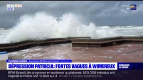 Dépression Patricia: des fortes vagues observées à Wimereux