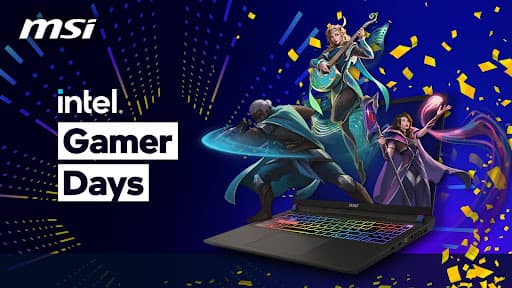 LES INTEL GAMERS DAYS SONT DE RETOUR, PROFITEZ DE CES OFFRES SUR LES APPAREILS MSI !