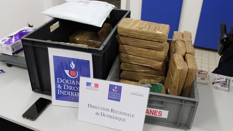 Les pans de cocaïne saisis