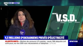 Guerre en Ukraine: 4,5 millions d'Ukrainiens privés d'électricité