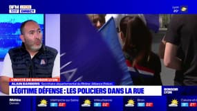 "Donner un cri d'alarme": le secrétaire départemental du Rhône (Alliance Police), revient sur la mobilisation des policiers à Lyon en soutien à leur collègue mis en examen, après avoir ouvert le feu sur le Pont-Neuf à Paris