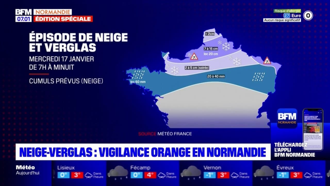 Neige-Verglas: Vigilance Orange En Normandie