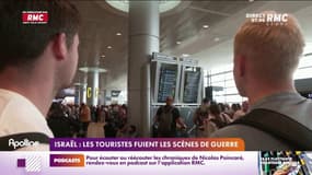 Israël: les touristes fuient les scènes de guerre