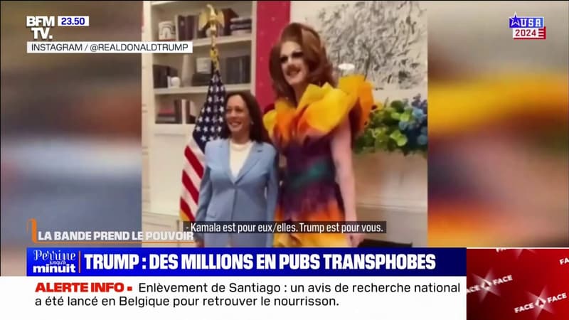 LA BANDE PREND LE POUVOIR - Donald Trump: des millions en pubs transphobes