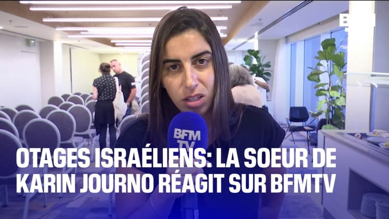Otages israéliens: la soeur de Karin Journo réagit sur BFMTV